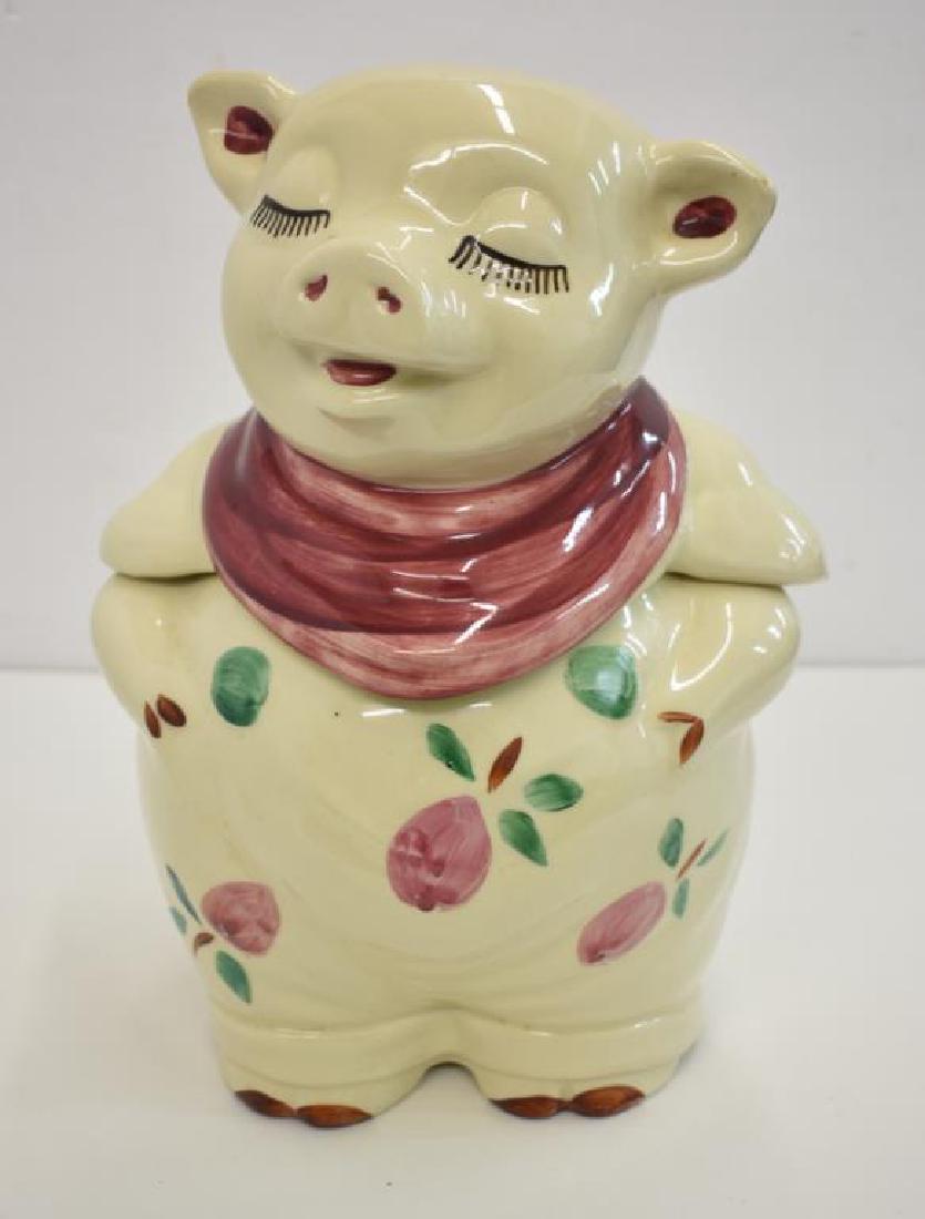CIRCA 1950s SHAWNEE SMILEY PIG COOKIE JAR (1 of 4)