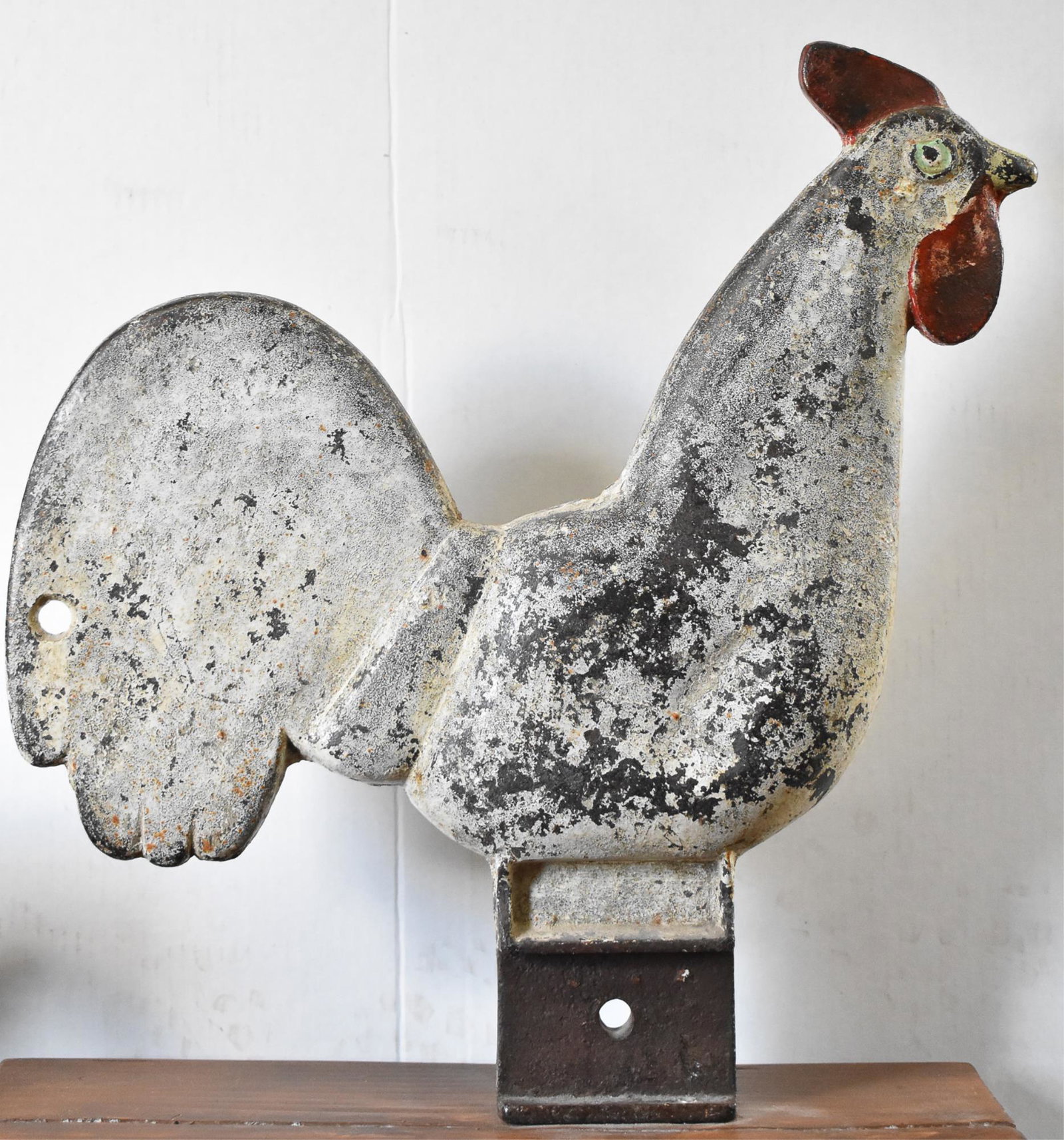 ANTIQUE ELGIN ROOSTER WINDMILL WEIGHT (1 of 3)