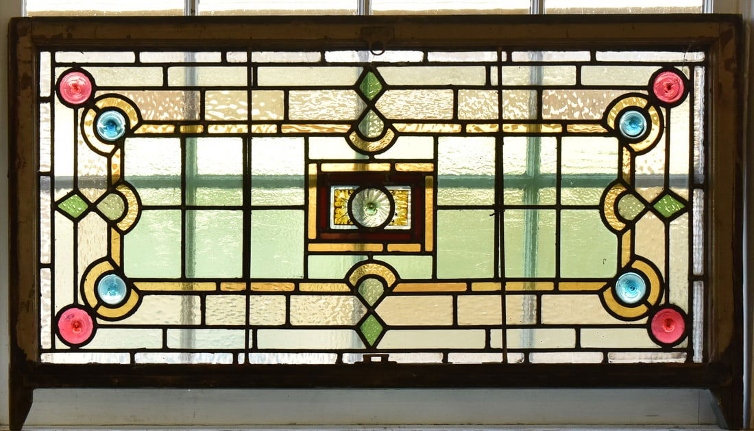 STAINED GLASS WINDOW PANEL (1 of 2)