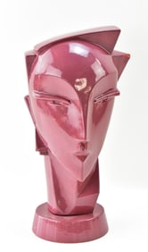 1980s LINDSEY BALKWEILL STYLE ART DECO BUST