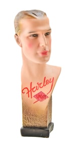 1920s HARLEY SPORT MANNEQUIN HEAD