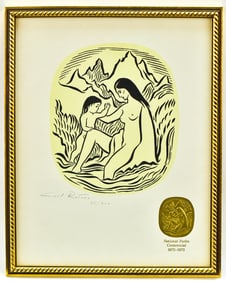 CARL ROTERS NATIONAL PARKS CENTENNIAL LITHOGRAPH