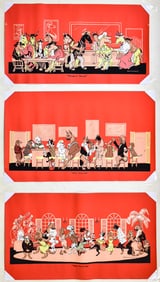 VINTAGE CONSTANCE DEPLER ANTHROPOMORPHIC ANIMAL LITHOGRAPHS