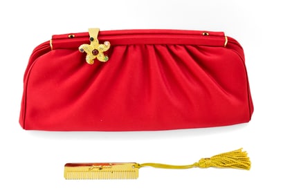 JUDITH LEIBER STARFISH CLUTCH