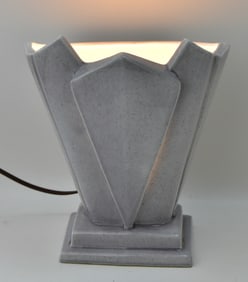 ART DECO CERAMIC TELEVISION LAMP