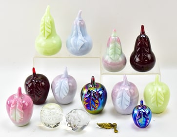 COLLECTION OF GIBSON GLASS PAPERWEIGHTS