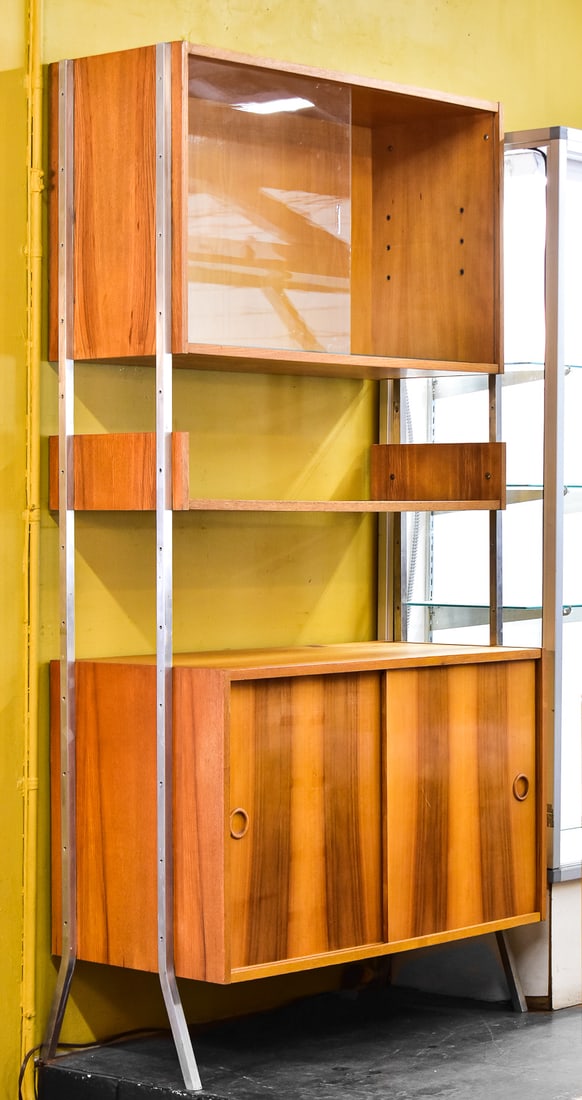 1960's TEAK WALL CABINET (1 of 2)