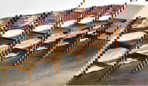 BORGE MOGENSON FOR FREDERICA STOLEFABRIK DANISH DINING CHAIRS