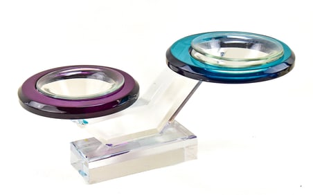 SHLOMI HAZIZA ACRYLIC LUCITE ART SCULPTURE