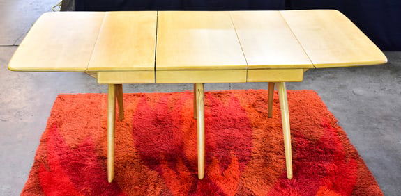 HEYWOOD WAKEFIELD BUTTERFLY DROP-LEAF DINING TABLE