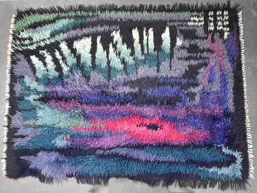 SCANDINAVIAN HIGH PILE SHAG RUG