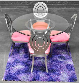 ETHAN ALLEN "RADIUS COLLECTION" DINING TABLE SET