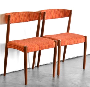 PAIR OF 1960s VEJLE STOLE MOBELFABRIK CHAIRS