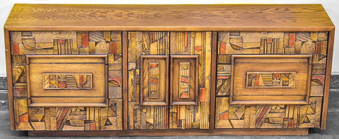 LANE FURNITURE "PUEBLO" WALNUT DRESSER