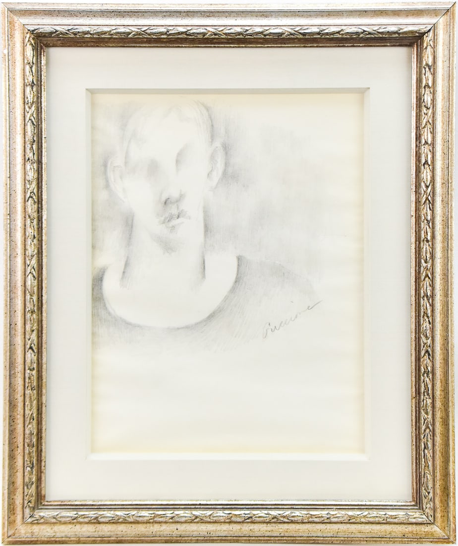 BOB GUCCIONE 'MEN'S PORTRAIT' PENCIL ON PAPER (1 of 5)