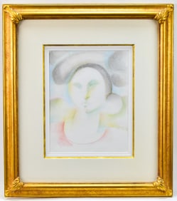 BOB GUCCIONE 'WOMEN'S PORTRAIT' COLORED PENCIL ON PAPER