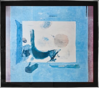 TSUGIO HATTORI ABSTRACT LITHOGRAPH