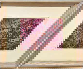 "REARRANGEMENT" SCREEN PRINT BY DAVIS MEGER