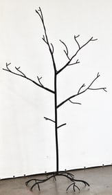 IRON FLOOR-STANDING ORNAMENT TREE