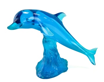 SHLOMI HAZIZA LUCITE DOLPHIN