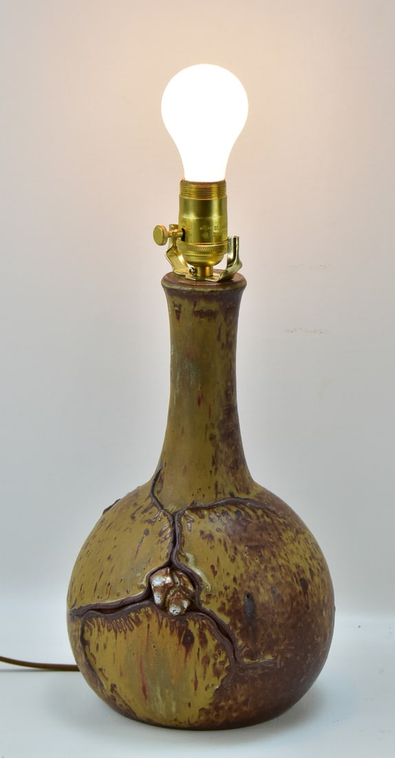 1970s STIIL DENMARK STUDIO POTTERY TABLE LAMP (1 of 4)