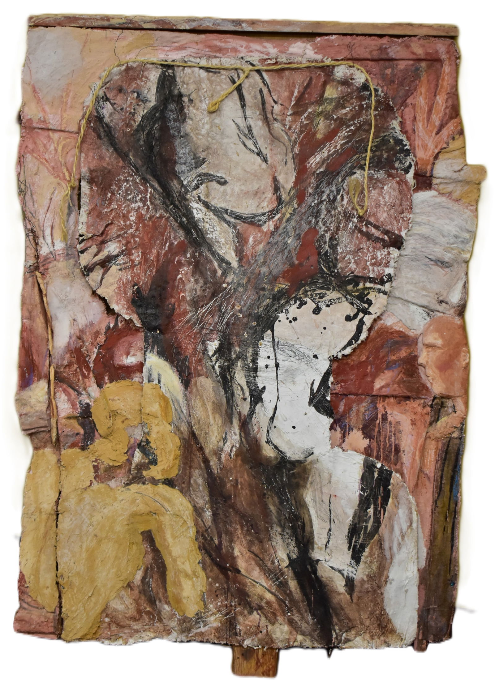 IREN PILOAN "LA RIBAMBELLE" MIXED MEDIA ART (1 of 8)