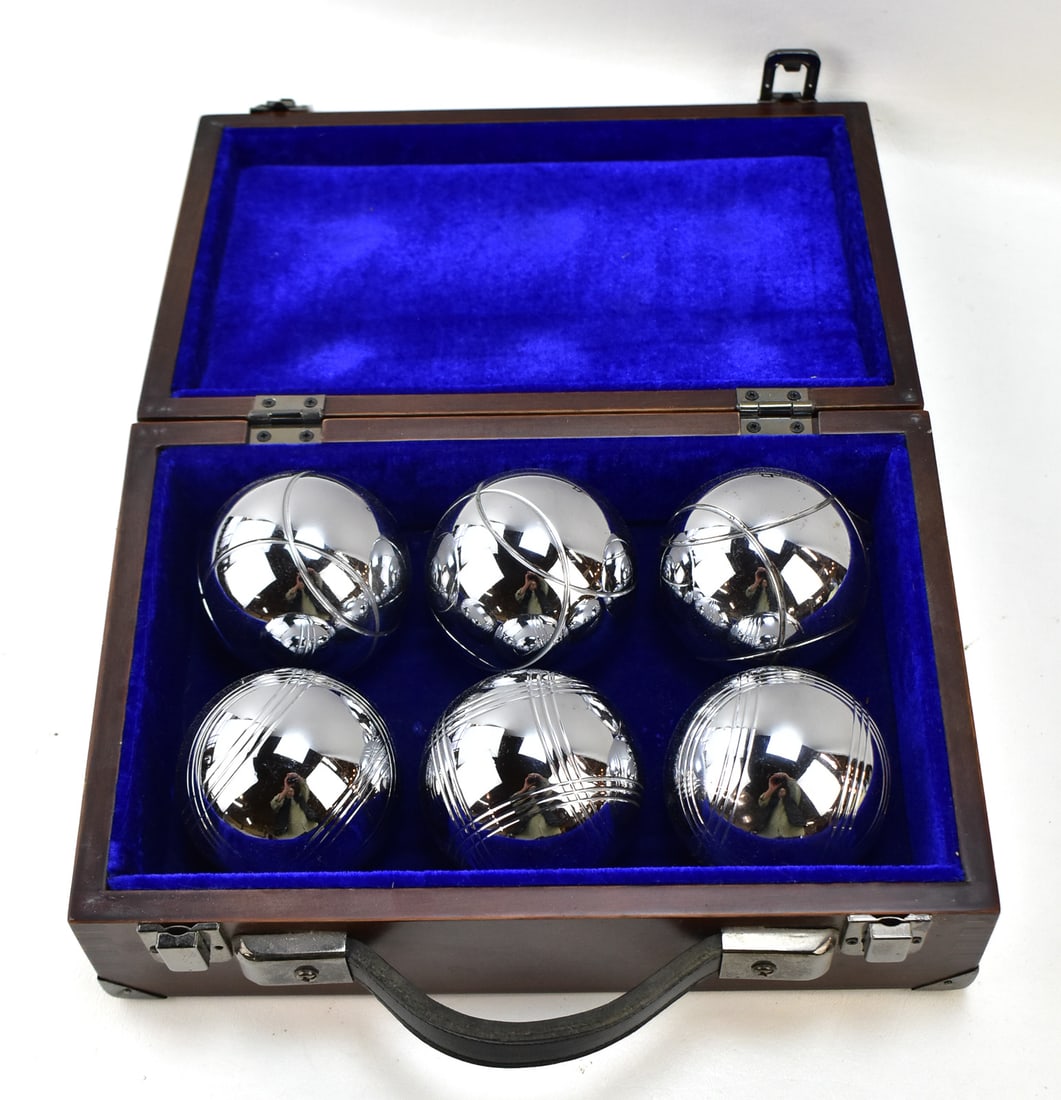 CHROME BOCCE BALL SET (1 of 2)