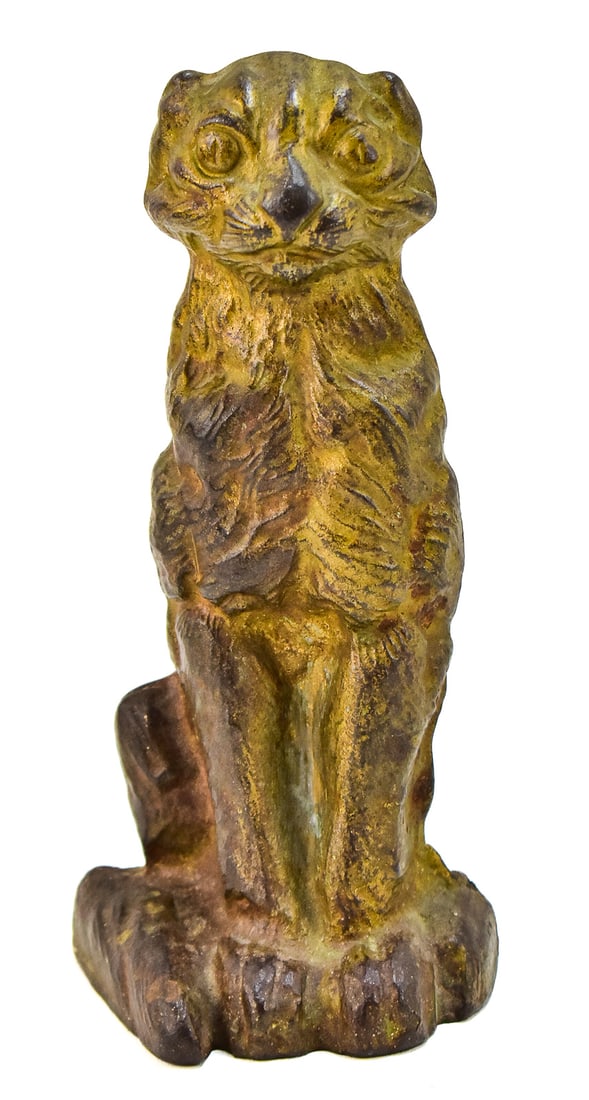 CAST IRON FIGURAL CAT DOORSTOP (1 of 2)