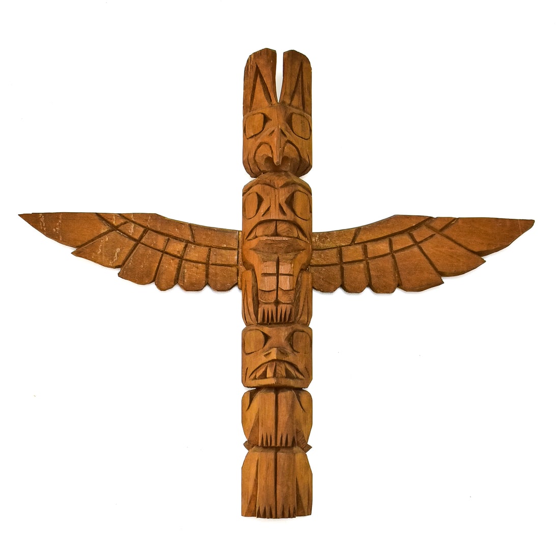 STACEY RAUB NATIVE ALASKAN TOTEM POLE (1 of 2)