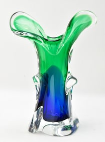 JOSEF HOSPODKA CHRIBSKA GLASSWORKS VASE