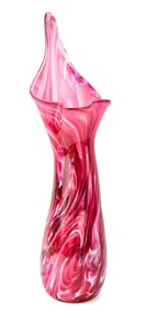 BOB MEYER STUDIO ART GLASS VASE