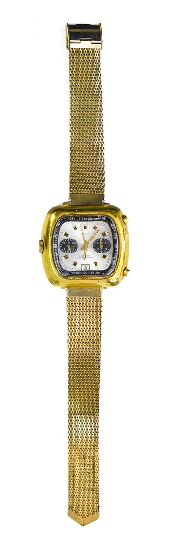 ELGIN 'TV' HEUER AUTOMATIC CHRONOGRAPH WRISTWATCH (1 of 4)