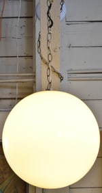 MIDCENTURY GLOBE SWAG LAMP