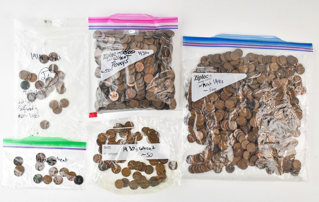 WHEAT PENNY COLLECTION: OVER 1,000 (1 of 3)