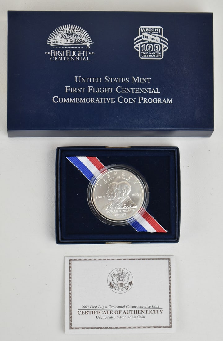 2003 FIRST FLIGHT CENTENNIAL COMMEMORATIVE COIN (1 of 3)