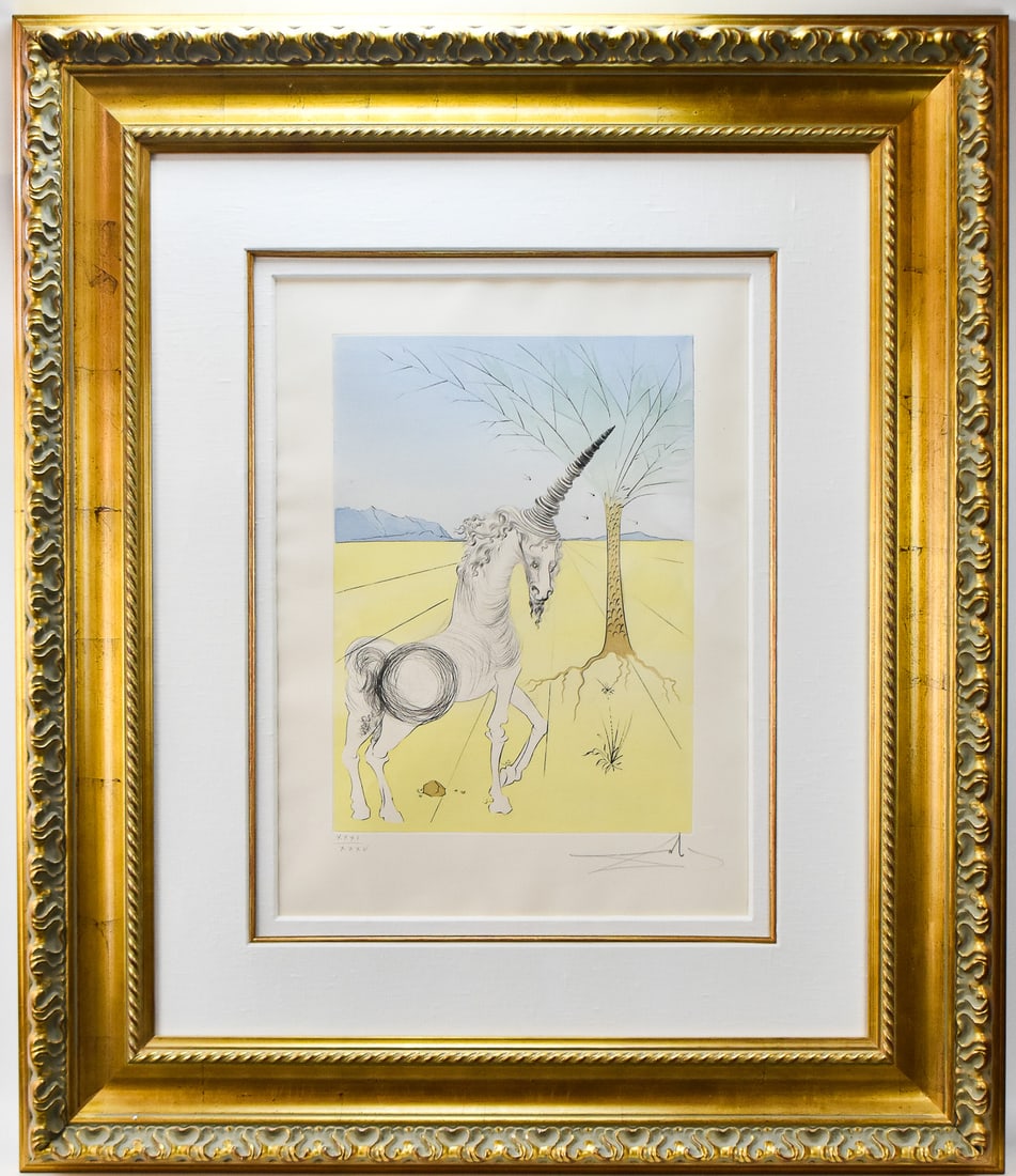 SALVADOR DALI 'JOSEPH, FROM THE TWELVE TRIBES OF ISRAEL' LITHOGRAPH