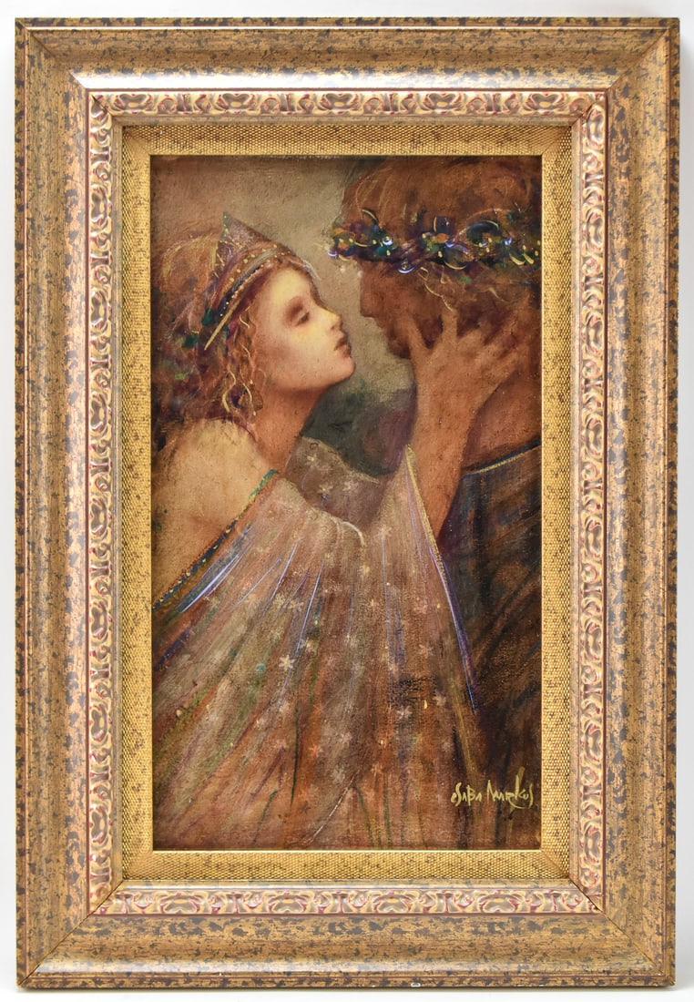 MARKUS CSABA 'OMINA VINCENT AMOR' OIL PAINTING (1 of 6)