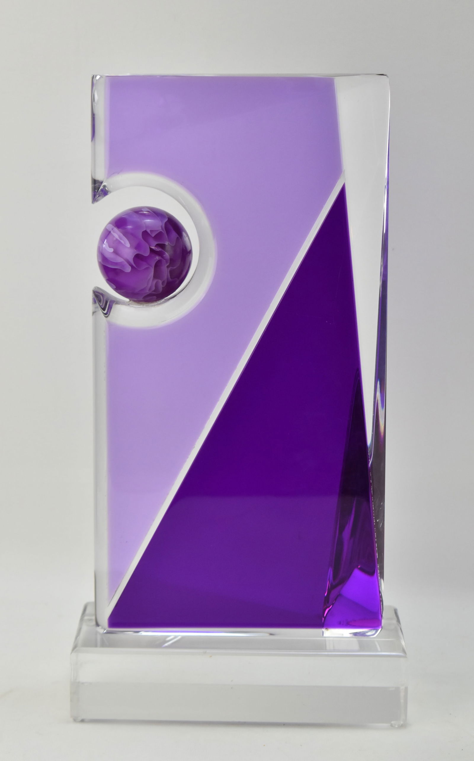 SIGNED SHLOMI HAZIZA ACRYLIC LUCITE POST MODERN SCULPTURE (1 of 4)