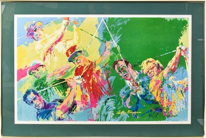 LEROY NEIMAN 'GOLF CHAMPIONS' LITHOGRAPHIC PRINT