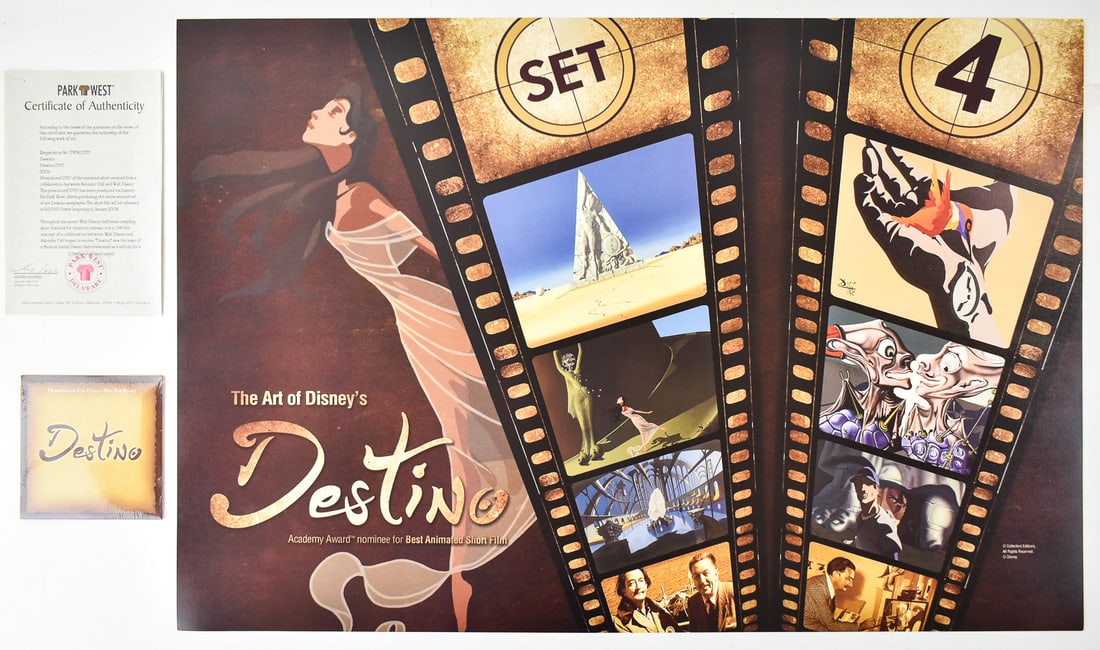 WALT DISNEY & SALVADOR DALI'S 'THE ART OF DISNEY'S DESTINO' COLLECTORS EDITION (1 of 8)