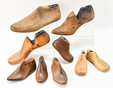 ASSORTED WOODEN COBBLER'S SHOE FORMS