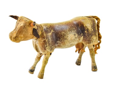 SCHOENHUT FARM SET COW, CIRCA 1910