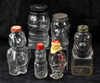 GLASS CANDY BANK BOTTLE ASSORTMENT
