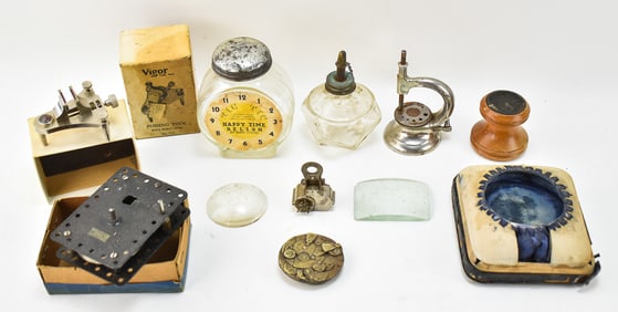 ASSORTED WATCH & CLOCK TOOLS & MORE
