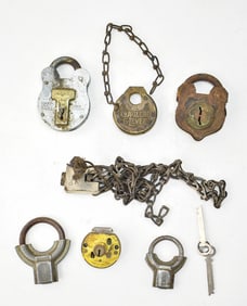 COLLECTION OF VINTAGE LOCKS