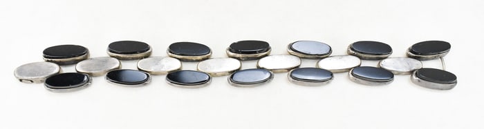 STERLING SILVER .925 & ONYX DEL RIO BRACELET