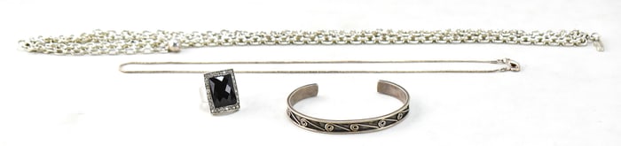 STERLING SILVER RING, BRACELET & MORE
