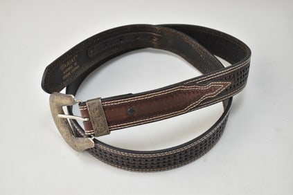 STERLING SILVER OVERLAY BUCKLE & LOOP