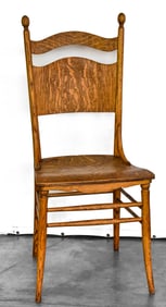 QUARTER-SAWN OAK DINING CHAIR