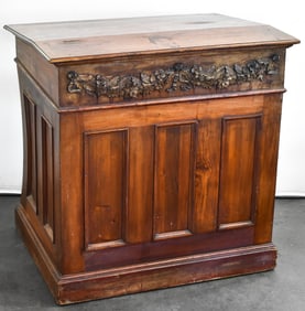 ANTIQUE 1800s MAHOGANY LECTERN
